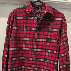 Reds Flannel Button Up Shirt